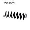 SKF Suspension Spring VKDL 39106