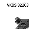 SKF Control ArmTrailing Arm wheel suspension VKDS 322032 B