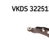 SKF Control ArmTrailing Arm wheel suspension VKDS 322513
