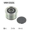 SKF Alternator Freewheel Clutch Pulley VKM 03101