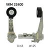 SKF Poly V Ribbed Belt Tensioner Pulley VKM 33400