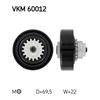 SKF Poly V Ribbed Belt Tensioner Pulley VKM 60012