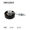 SKF Poly V Ribbed Belt Tensioner Pulley VKM 62049