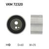 SKF Timing Cam Belt Tensioner Pulley VKM 72320