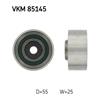 SKF Timing Cam Belt Deflection Guide Pulley VKM 85145
