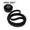SKF Poly Fan V Ribbed Belt Set VKMA 38007