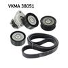 SKF V-Ribbed Belt Set VKMA 38051