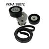 SKF Poly Fan V Ribbed Belt Set VKMA 38072
