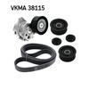 SKF V-Ribbed Belt Set VKMA 38115