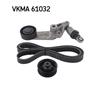 SKF Poly Fan V Ribbed Belt Set VKMA 61032