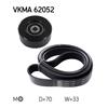 SKF V-Ribbed Belt Set VKMA 62052