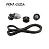 SKF Poly Fan V Ribbed Belt Set VKMA 65214