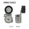 SKF Poly V Ribbed Belt Tensioner Pulley VKMCV 51013