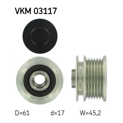 SKF Alternator Freewheel Clutch Pulley VKM 03117