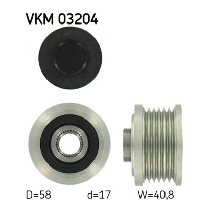 SKF Alternator Freewheel Clutch Pulley VKM 03204