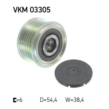 SKF Alternator Freewheel Clutch Pulley VKM 03305