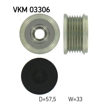 SKF Alternator Freewheel Clutch Pulley VKM 03306