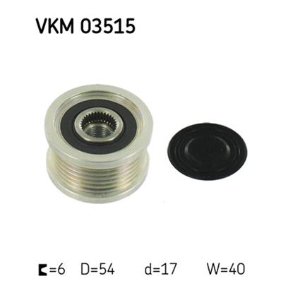 SKF Alternator Freewheel Clutch Pulley VKM 03515