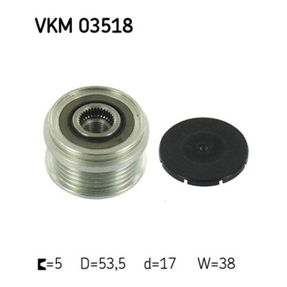 SKF Alternator Freewheel Clutch Pulley VKM 03518