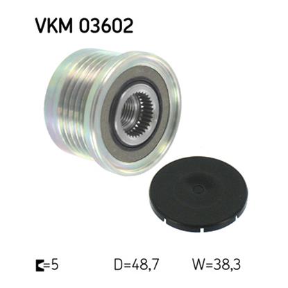 SKF Alternator Freewheel Clutch Pulley VKM 03602