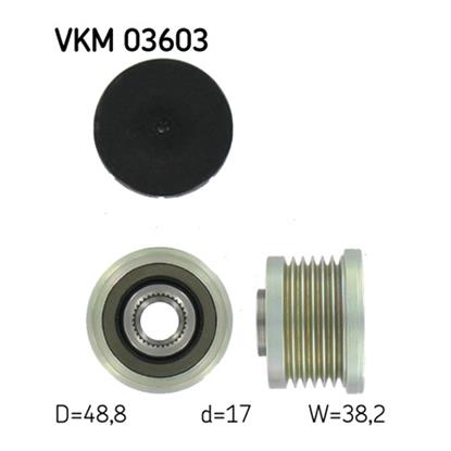 SKF Alternator Freewheel Clutch Pulley VKM 03603