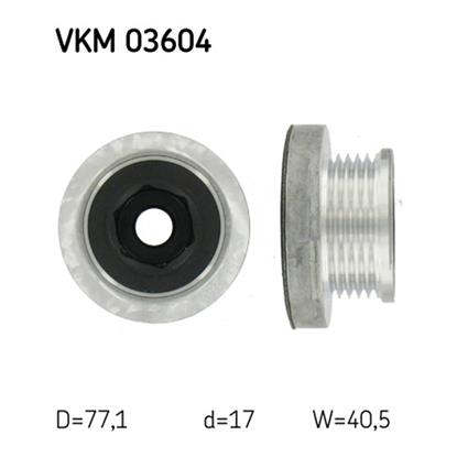 SKF Alternator Freewheel Clutch Pulley VKM 03604