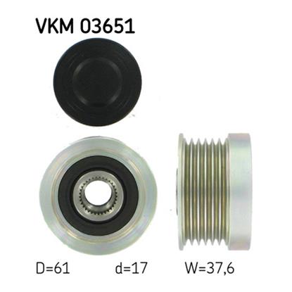 SKF Alternator Freewheel Clutch Pulley VKM 03651