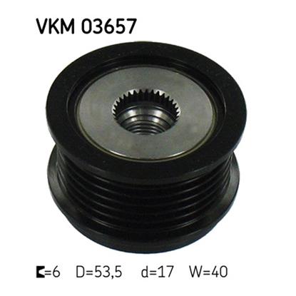 SKF Alternator Freewheel Clutch Pulley VKM 03657