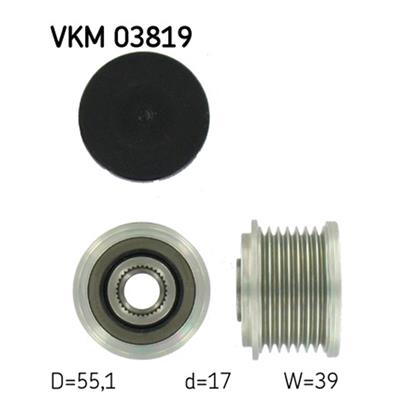 SKF Alternator Freewheel Clutch Pulley VKM 03819