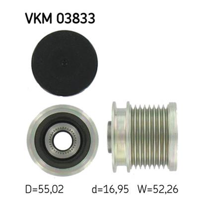 SKF Alternator Freewheel Clutch Pulley VKM 03833