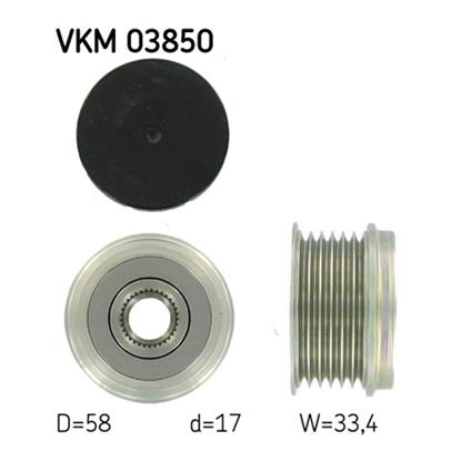 SKF Alternator Freewheel Clutch Pulley VKM 03850