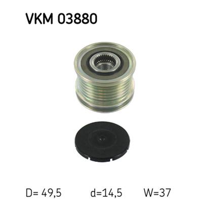 SKF Alternator Freewheel Clutch Pulley VKM 03880