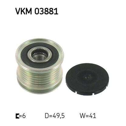 SKF Alternator Freewheel Clutch Pulley VKM 03881
