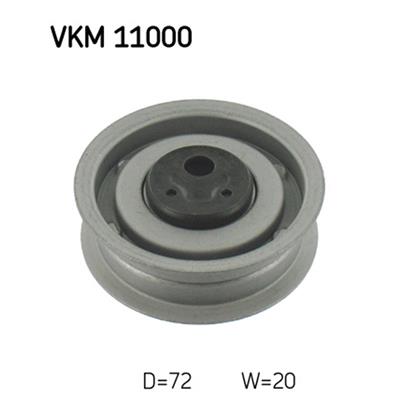 SKF Timing Cam Belt Tensioner Pulley VKM 11000