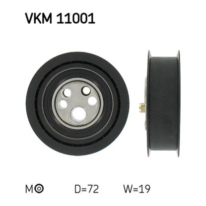 SKF Timing Cam Belt Tensioner Pulley VKM 11001