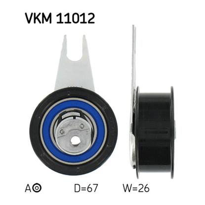 SKF Timing Cam Belt Tensioner Pulley VKM 11012