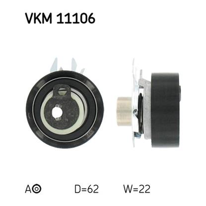 SKF Timing Cam Belt Tensioner Pulley VKM 11106