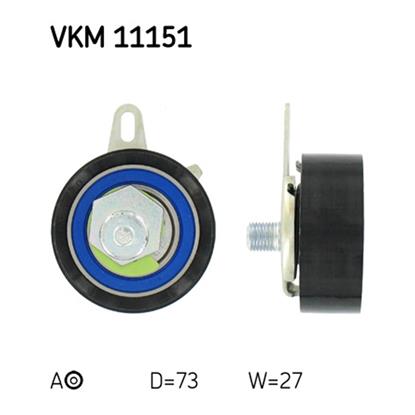 SKF Timing Cam Belt Tensioner Pulley VKM 11151
