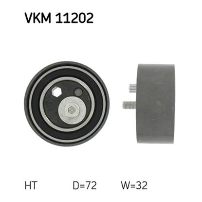 SKF Timing Cam Belt Tensioner Pulley VKM 11202