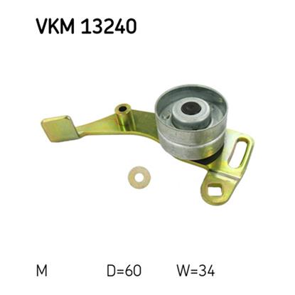 SKF Timing Cam Belt Tensioner Pulley VKM 13240