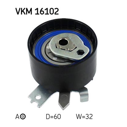 SKF Timing Cam Belt Tensioner Pulley VKM 16102