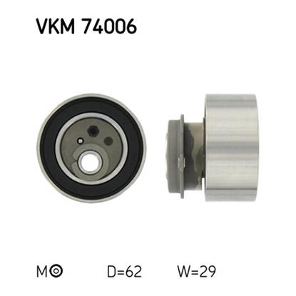 SKF Timing Cam Belt Tensioner Pulley VKM 74006