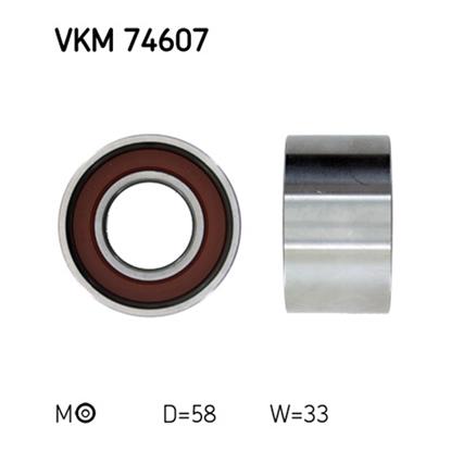 SKF Timing Cam Belt Tensioner Pulley VKM 74607