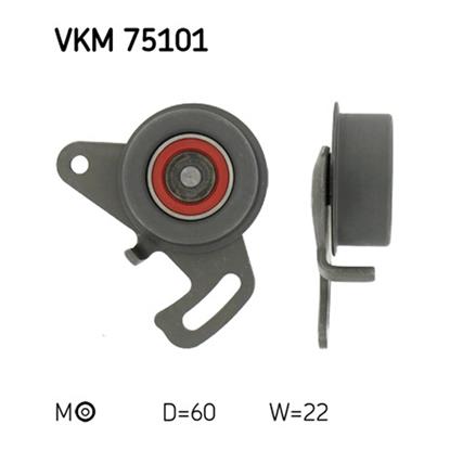 SKF Timing Cam Belt Tensioner Pulley VKM 75101