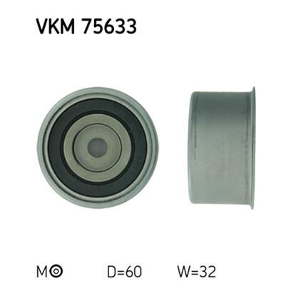 SKF Timing Cam Belt Tensioner Pulley VKM 75633