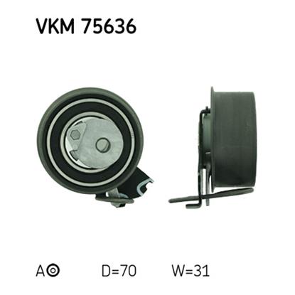 SKF Timing Cam Belt Tensioner Pulley VKM 75636