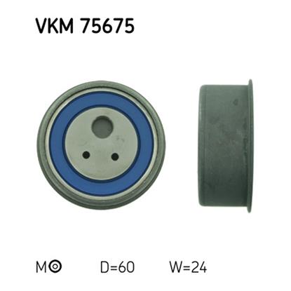 SKF Timing Cam Belt Tensioner Pulley VKM 75675
