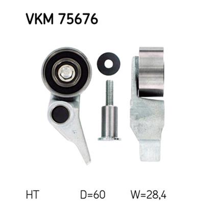 SKF Timing Cam Belt Tensioner Pulley VKM 75676