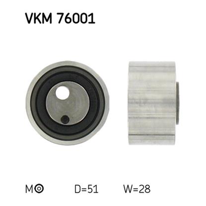 SKF Timing Cam Belt Tensioner Pulley VKM 76001