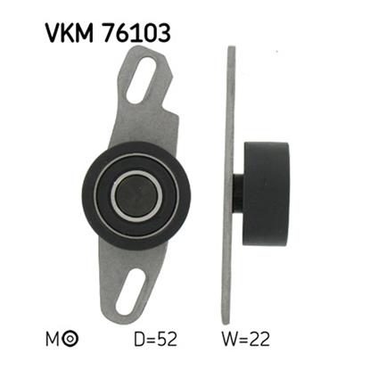SKF Timing Cam Belt Tensioner Pulley VKM 76103